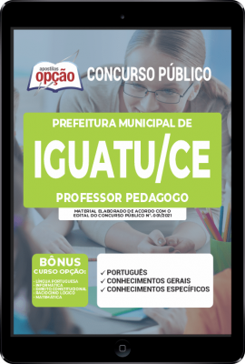 Apostila Prefeitura de Iguatu - CE em PDF - Professor Pedagogo