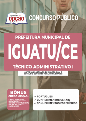 Apostila Prefeitura de Iguatu - CE - Técnico Administrativo I