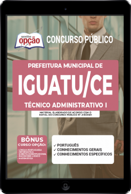 Apostila Prefeitura de Iguatu - CE em PDF - Técnico Administrativo I