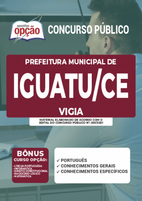Apostila Prefeitura de Iguatu - CE - Vigia