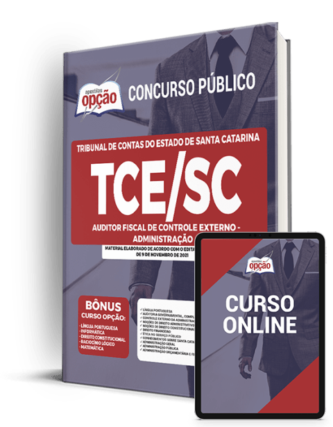 Apostila TCE-SC 2021 - Auditor Fis Cont Ext - Adm