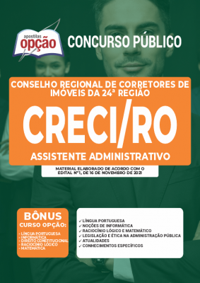 Apostila CRECI-RO - Assistente Administrativo