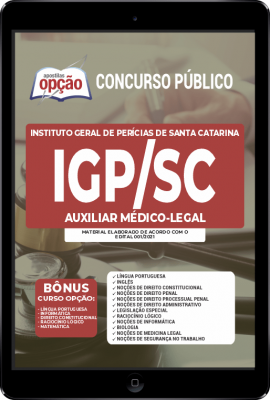 Apostila IGP-SC em PDF - Auxiliar Médico-Legal