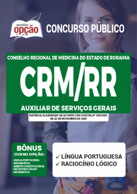 Apostila CRM-RR - Auxiliar de Serviços Gerais