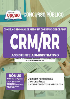 Apostila CRM-RR - Assistente Administrativo