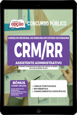 Apostila CRM-RR em PDF - Assistente Administrativo