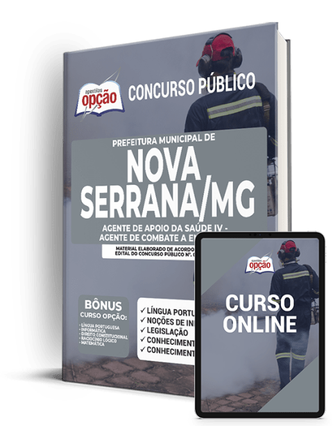 Apostila Pref Nova Serrana MG 2021 Agente de Combate a Endemias