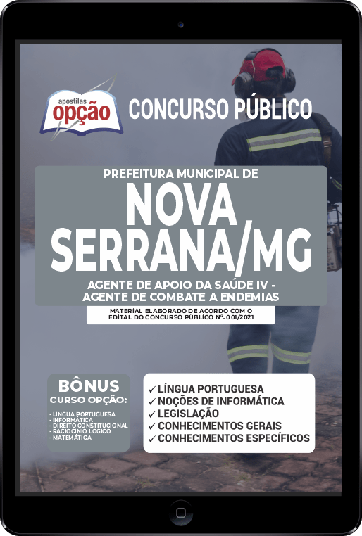 Apostila Pref Nova Serrana MG PDF Agente de Combate a Endemias 2021