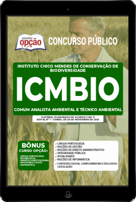 Apostila ICMBIO em PDF - Comum Analista Ambiental e Técnico Ambiental