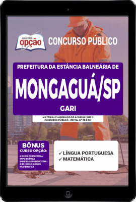 Apostila Prefeitura de Mongaguá - SP em PDF - Gari