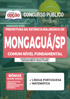 Apostila Prefeitura de Mongaguá - SP - Comum Nível Fundamental