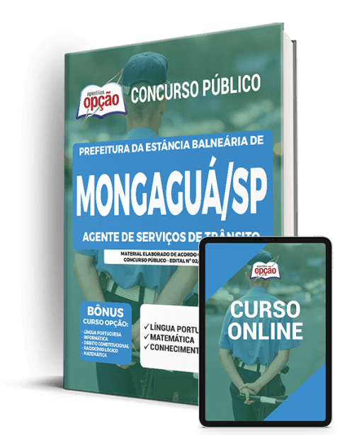 Apostila Pref Mongaguá - SP 2021 Agente de Serviços de Trânsito