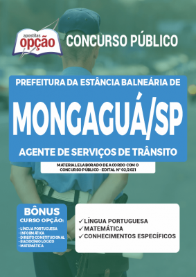 Apostila Prefeitura de Mongaguá - SP - Agente de Serviços de Trânsito