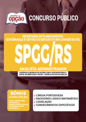 Apostila SPGG-RS - Analista Administrador