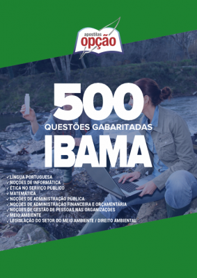 Caderno IBAMA - 500 Questões Gabaritadas
