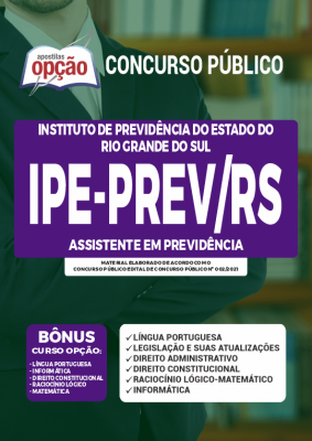 Apostila IPE PREV - RS - Assistente em Previdência
