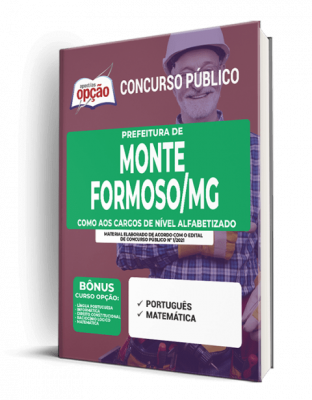 Apostila Prefeitura de Monte Formoso - MG - Comum aos Cargos de Nível Alfabetizado