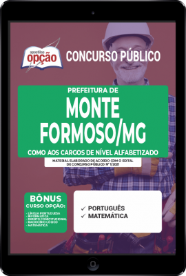 Apostila Prefeitura de Monte Formoso - MG - Comum aos Cargos de Nível Alfabetizado