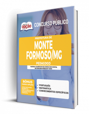 Apostila Prefeitura de Monte Formoso - MG - Pedagogo