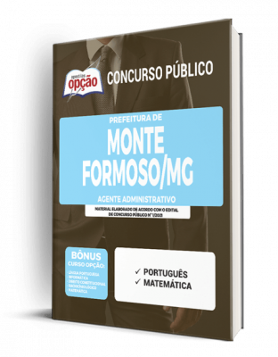 Apostila Prefeitura de Monte Formoso - MG - Agente Administrativo