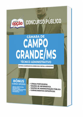 Apostila Câmara de Campo Grande - MS - Técnico Administrativo