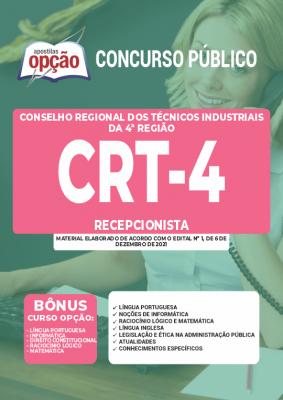 Apostila CRT 4º Região - Recepcionista