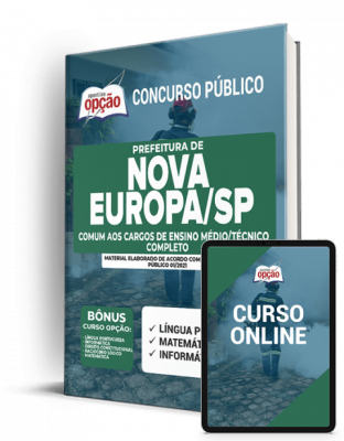 Apostila Prefeitura de Nova Europa - SP - Comum aos Cargos de Nível Médio/Técnico Completo