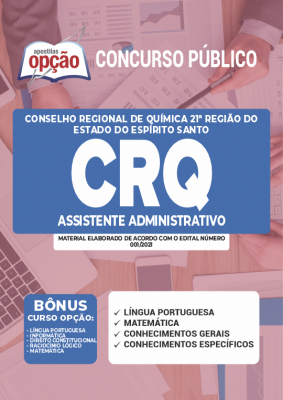 Apostila CRQ-ES - Assistente Administrativo