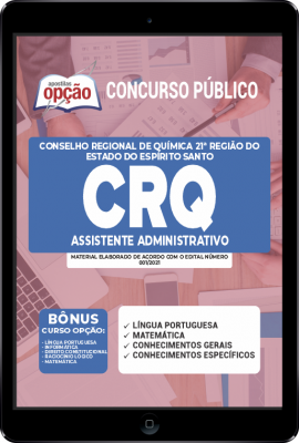Apostila CRQ-ES em PDF - Assistente Administrativo