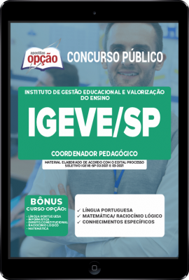 Apostila IGEVE-SP em PDF - Coordenador Pedagógico