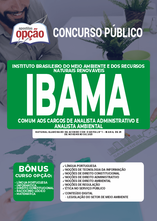 Apostila Concurso Ibama - Analista Ambiental - Tema 3 - Solução Cursos e  Concursos