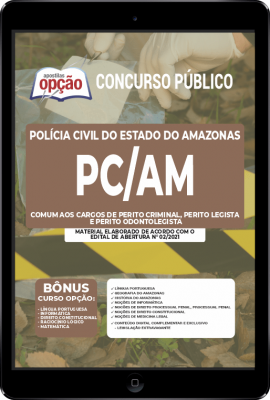 Apostila PC-AM em PDF - Comum aos Cargos de Perito