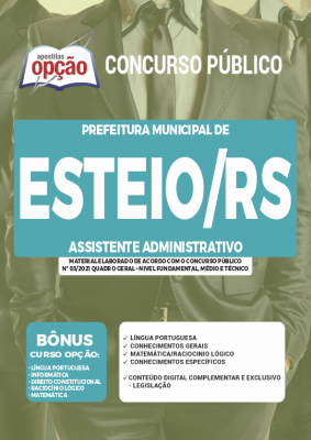 Apostila Prefeitura de Esteio - RS - Assistente Administrativo