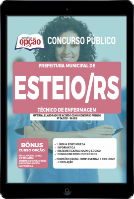 Apostila Prefeitura de Esteio - RS em PDF - Técnico de Enfermagem