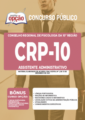 Apostila CRP 10º Região - Assistente Administrativo