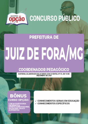 Apostila Prefeitura de Juiz de Fora - MG - Coordenador Pedagógico