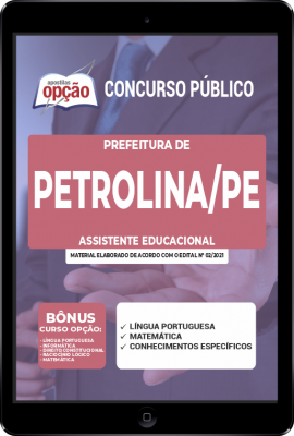 Apostila Prefeitura de Petrolina - PE em PDF - Assistente Educacional