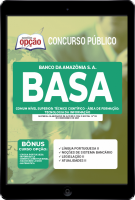 Apostila BASA em PDF - Comum aos Cargos de Ensino Superior