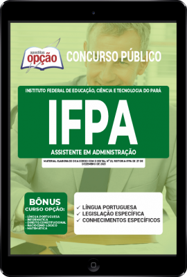 Apostila IFPA em PDF - Assistente em Administração