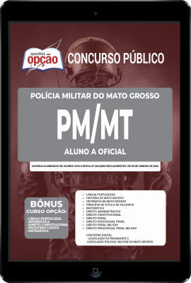 Apostila PM-MT em PDF - Aluno-A-Oficial