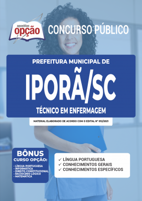 Apostila Prefeitura de Iporã do Oeste - SC - Técnico em Enfermagem