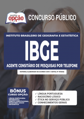 Apostila IBGE - Agente Censitário de Pesquisas por Telefone