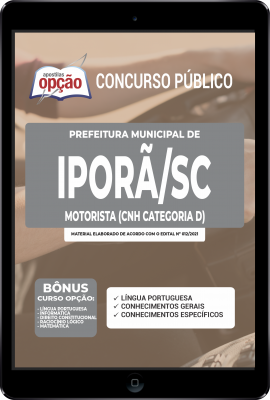 Apostila Prefeitura de Iporã do Oeste - SC em PDF - Motorista (CNH Categoria D)
