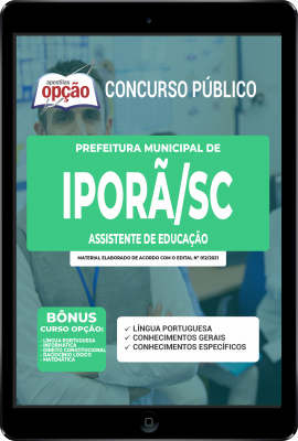 Apostila Prefeitura de Iporã do Oeste - SC em PDF - Assistente de Educação
