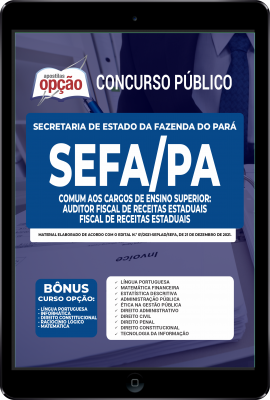 Apostila SEFA-PA em PDF - Comum aos Cargos de Ensino Superior