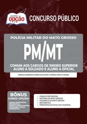 Apostila PM-MT - Comum aos Cargos de Ensino Superior