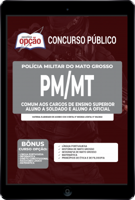 Apostila PM-MT em PDF - Comum aos Cargos de Ensino Superior