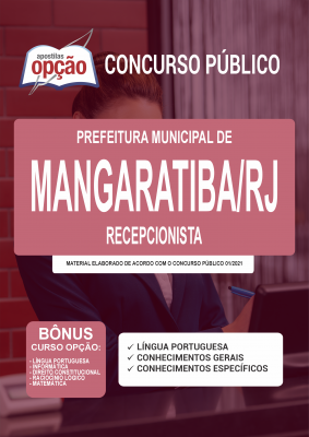 Apostila Prefeitura de Mangaratiba - RJ - Recepcionista