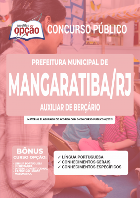 Apostila Prefeitura de Mangaratiba - RJ - Auxiliar de Berçário