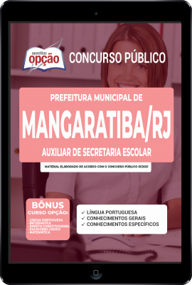 Apostila Prefeitura de Mangaratiba - RJ em PDF - Auxiliar de Secretaria Escolar